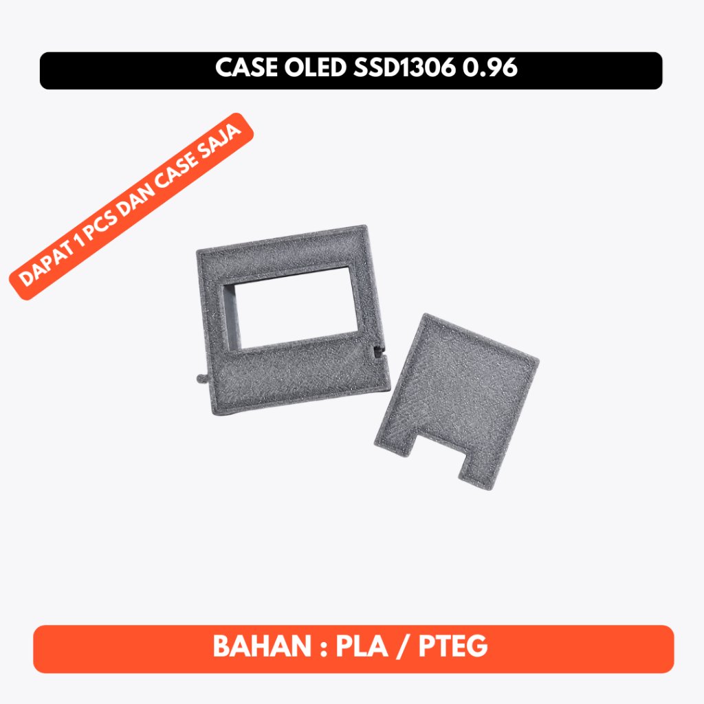 Case OLED 0.96 Inch I2C SSD1306 4 Pin | Casing Display 3D Print