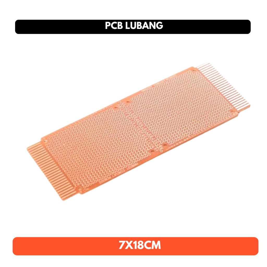 PCB Lubang Universal 7x18cm Prototype Board Dot Matrix Fiber PCB002